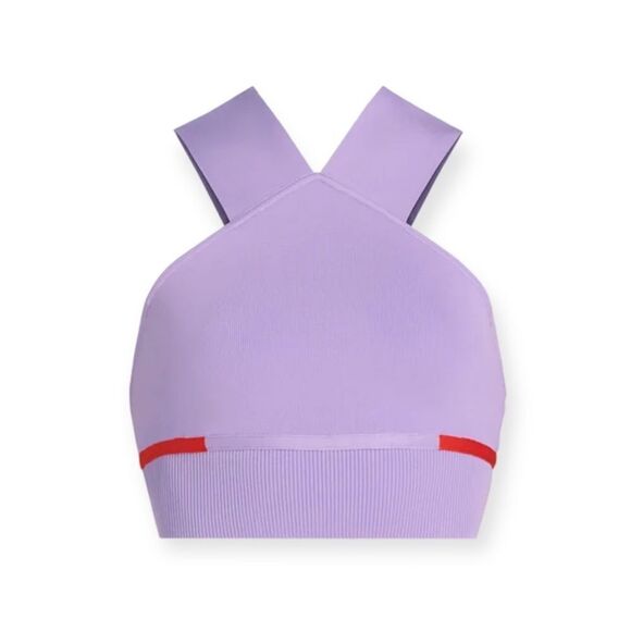 Herve Leger High Neck Bra Top in Wisteria - Picture 7 of 10